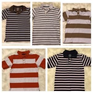 Bundle 5 Polo shirts for  boys size 7/8